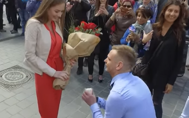 Flashmob lánykérés a Halászbástyánál