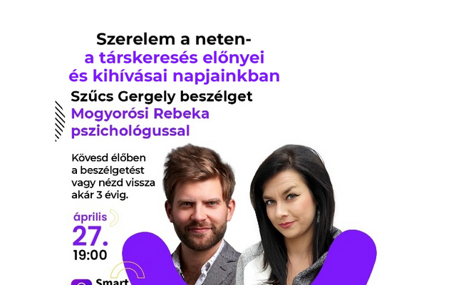 SMARTRANDI előadás-sorozat: Szerelem a neten – a társkeresés előnyei és kihívásai napjainkban