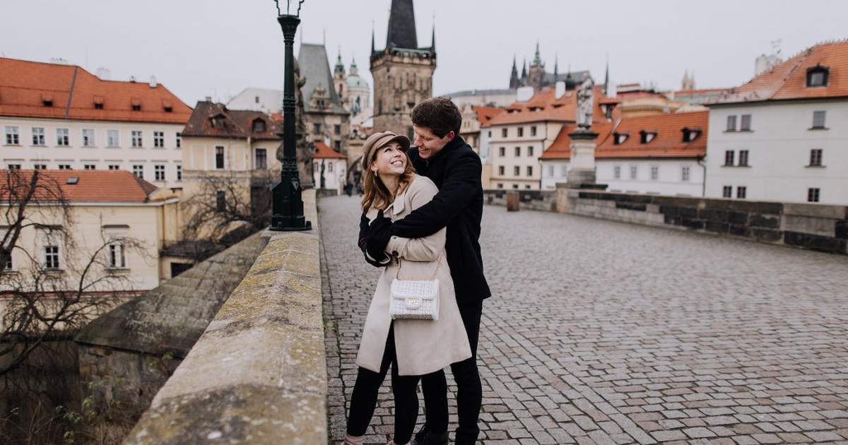 Romantikus lánykérés Prágában
